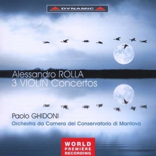 Alessandro Rolla 3 Violin concertos